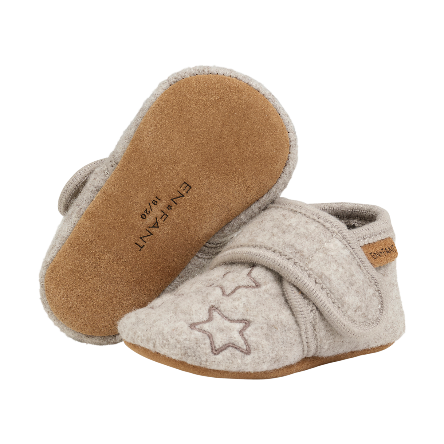 En Fant - Wool Slippers w. Embroidery (Flere Slags)