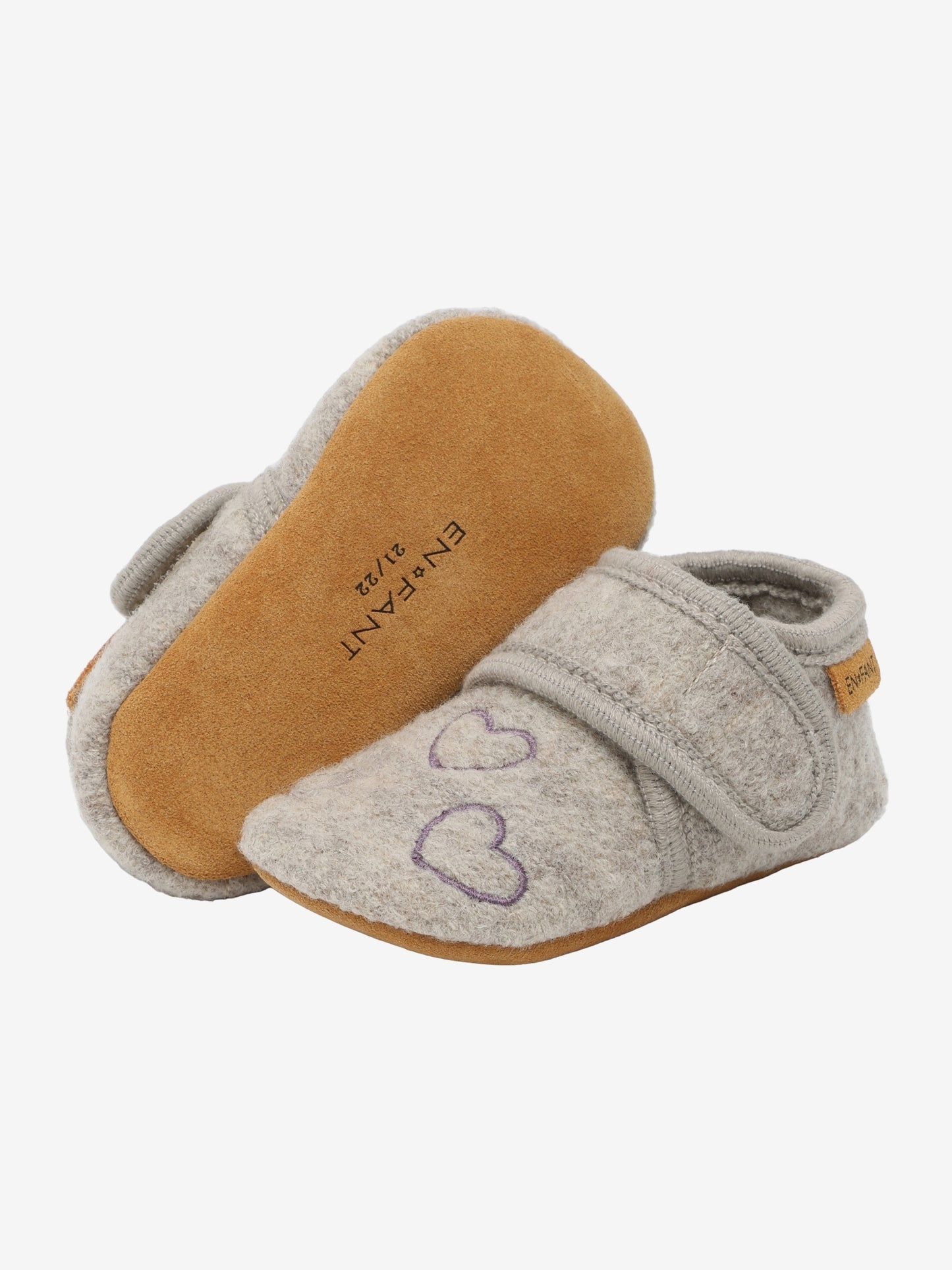 En Fant - Wool Slippers w. Embroidery (Flere Slags)