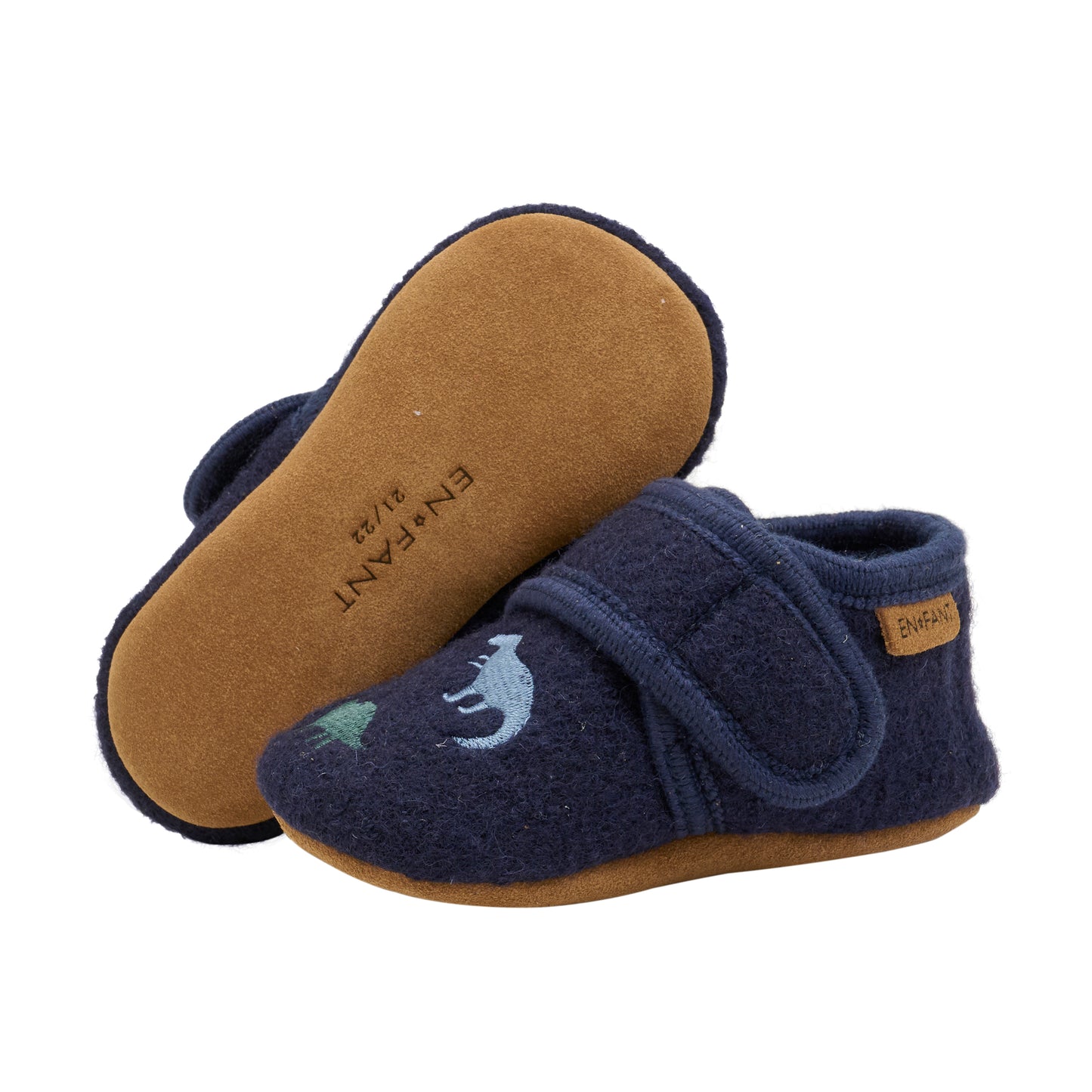 En Fant - Wool Slippers w. Embroidery (Flere Slags)