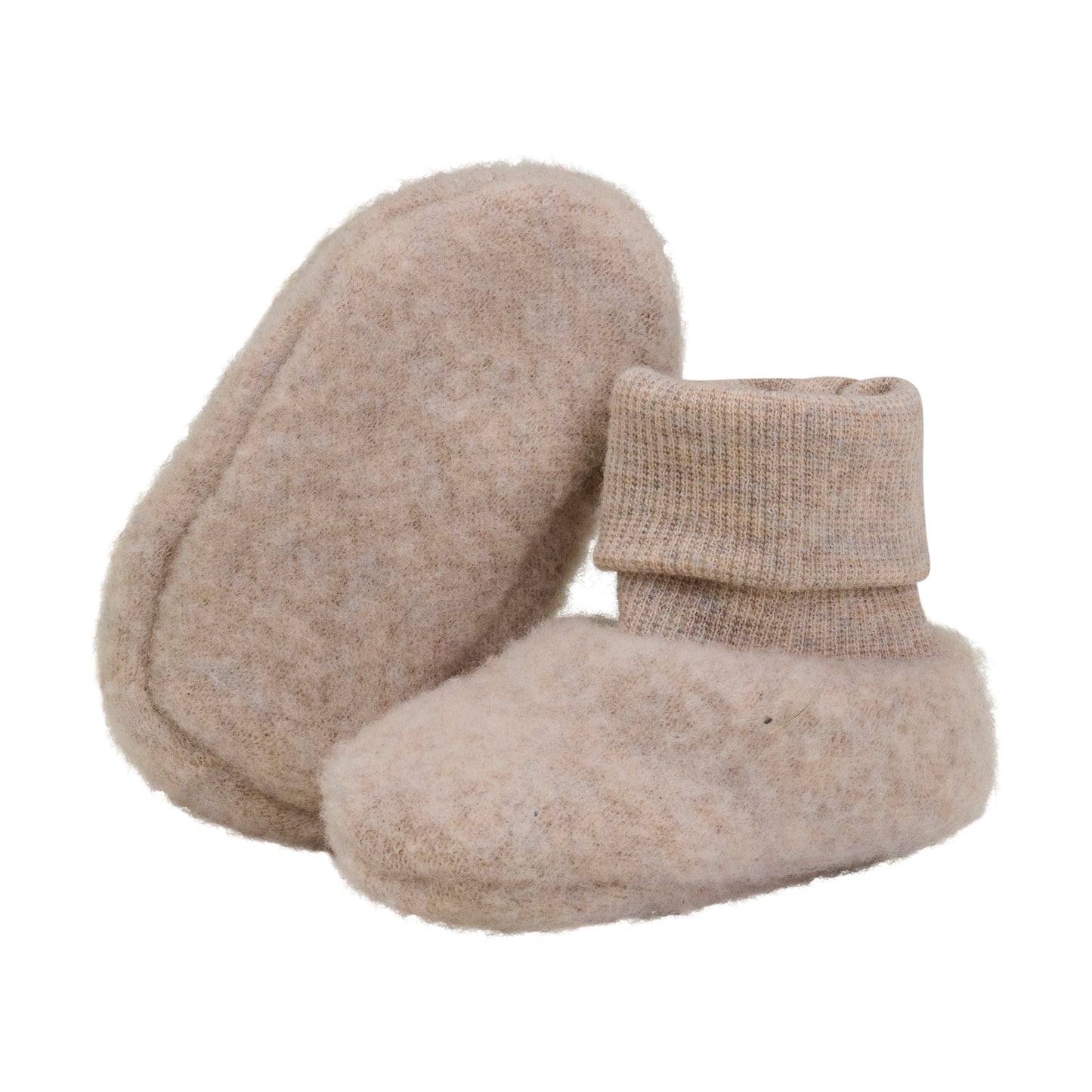 HUTTEliHUT - Futter Uldfleece 2-lags - Camel Melange