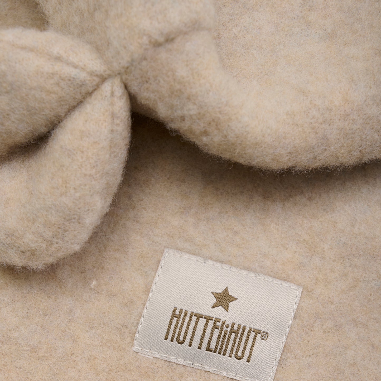 HUTTEliHUT - Balaclava Ears Wool Fleece Caramel