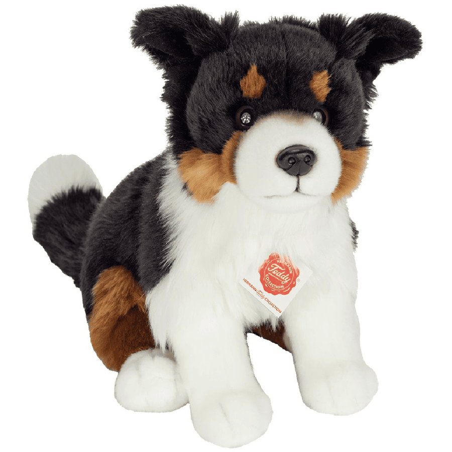 Teddy Hermann - Siddende Border Collie 30 cm