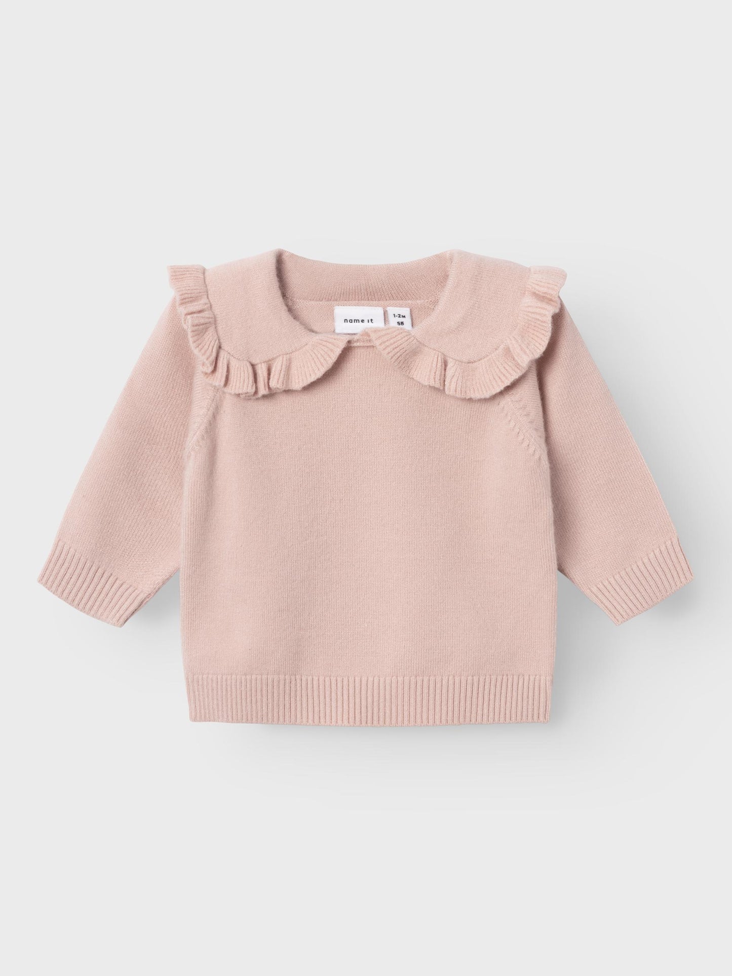 Name it Strik - NBF ROSABELL LS KNIT - Rose Smoke