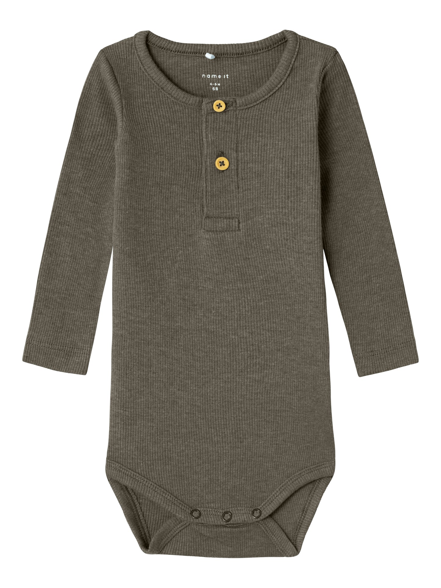 Name it Bodystocking - NBM KAB LS BODY - Bungee Cord MELANGE str. 50