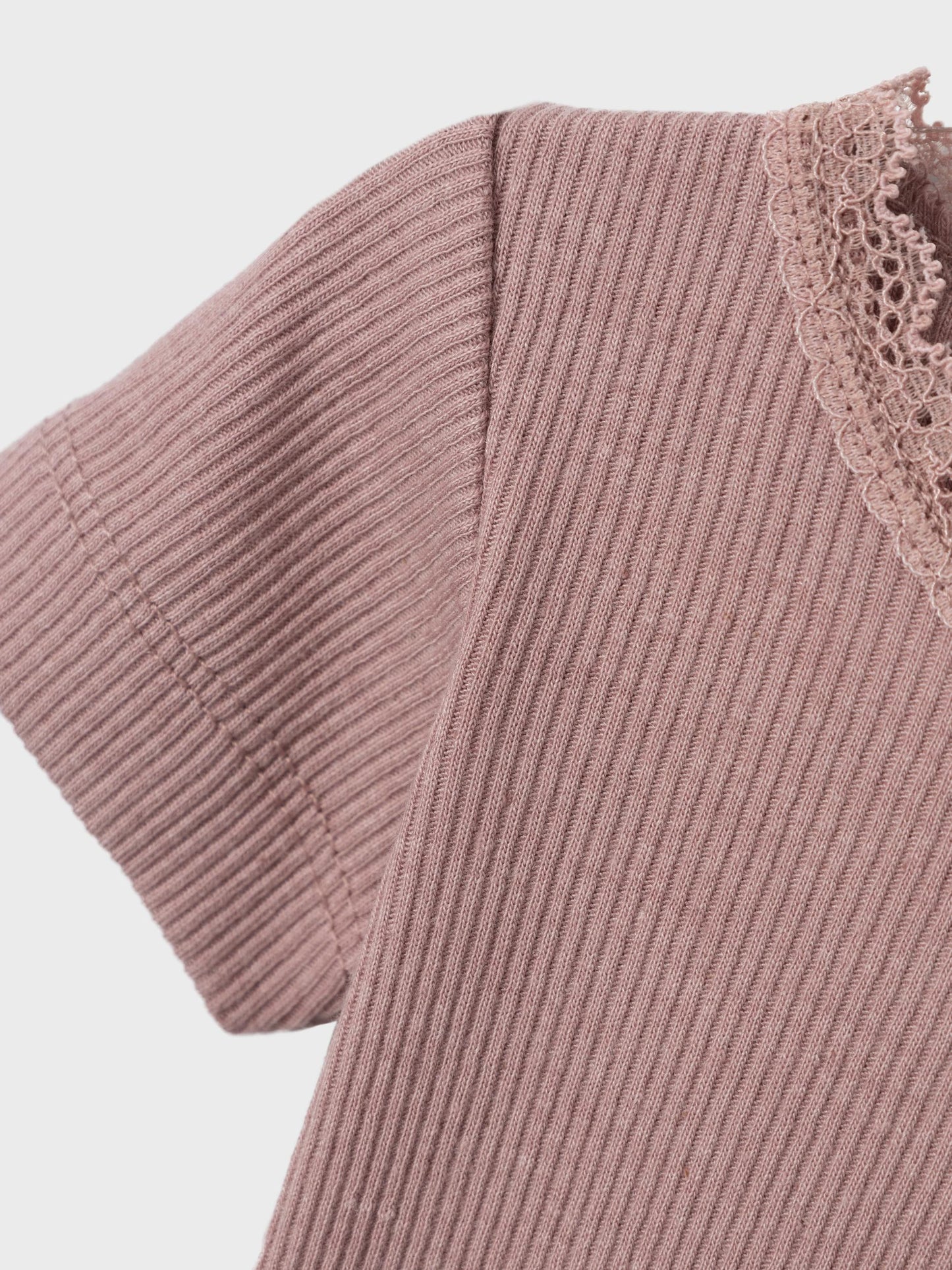 Name it Kortærmet Bodystocking - NBF KAB - Deauville Mauve