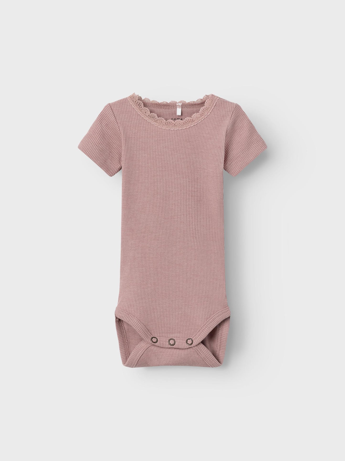 Name it Kortærmet Bodystocking - NBF KAB - Deauville Mauve