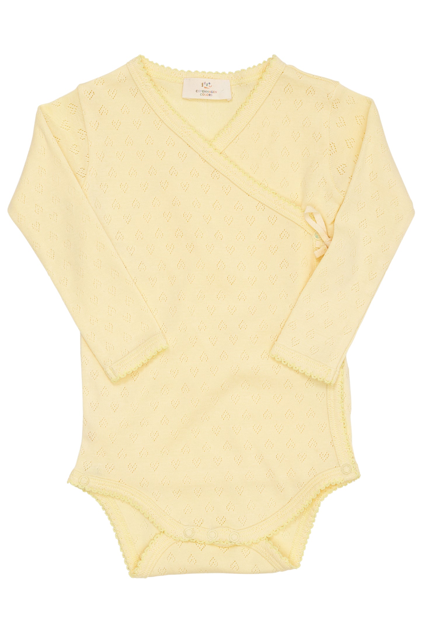 Copenhagen Colors Bodystocking - POINTELLE HEART CROSSOVER