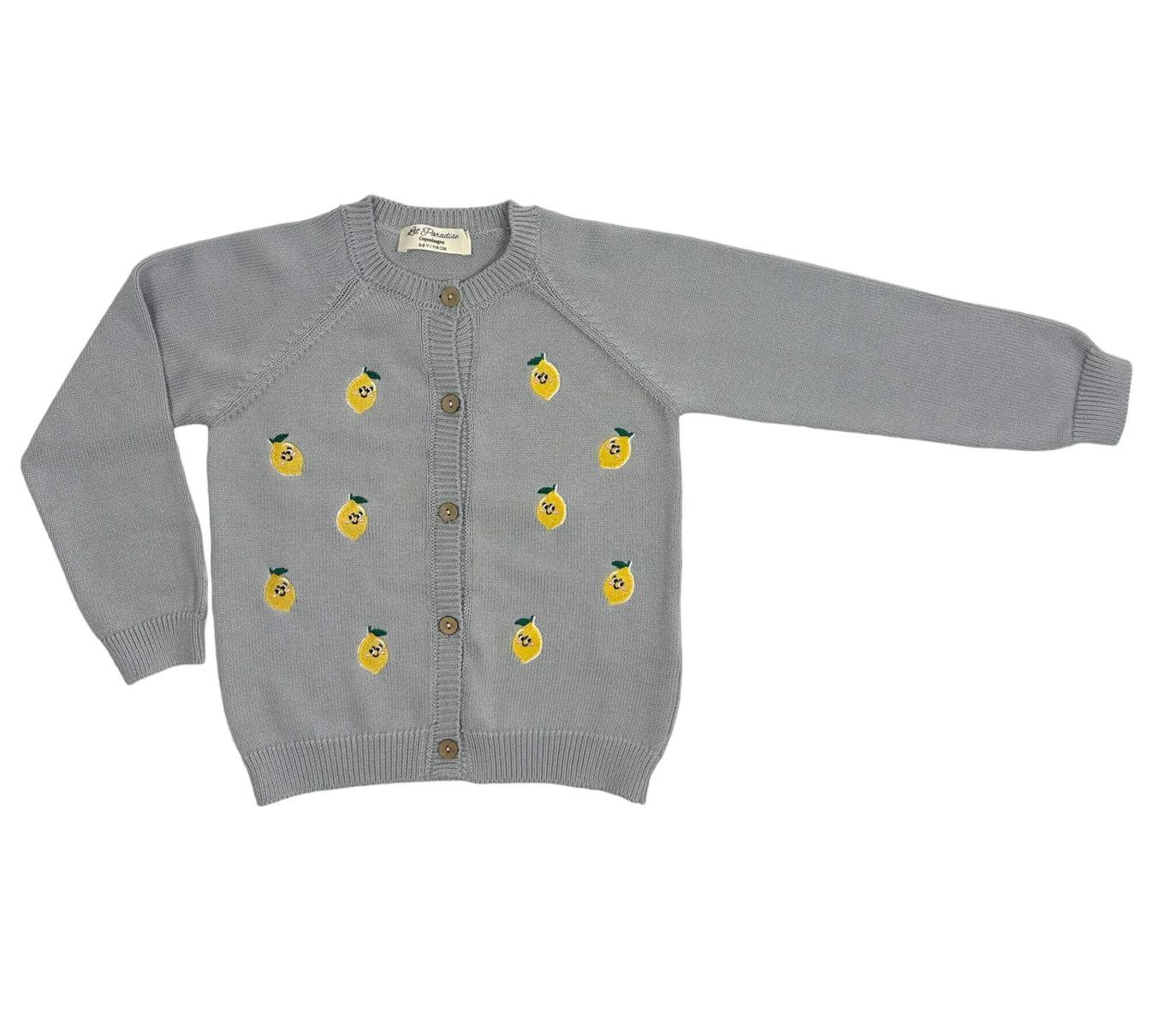 Lemontastic Cardigan - LIL' PARADISE COPENHAGEN