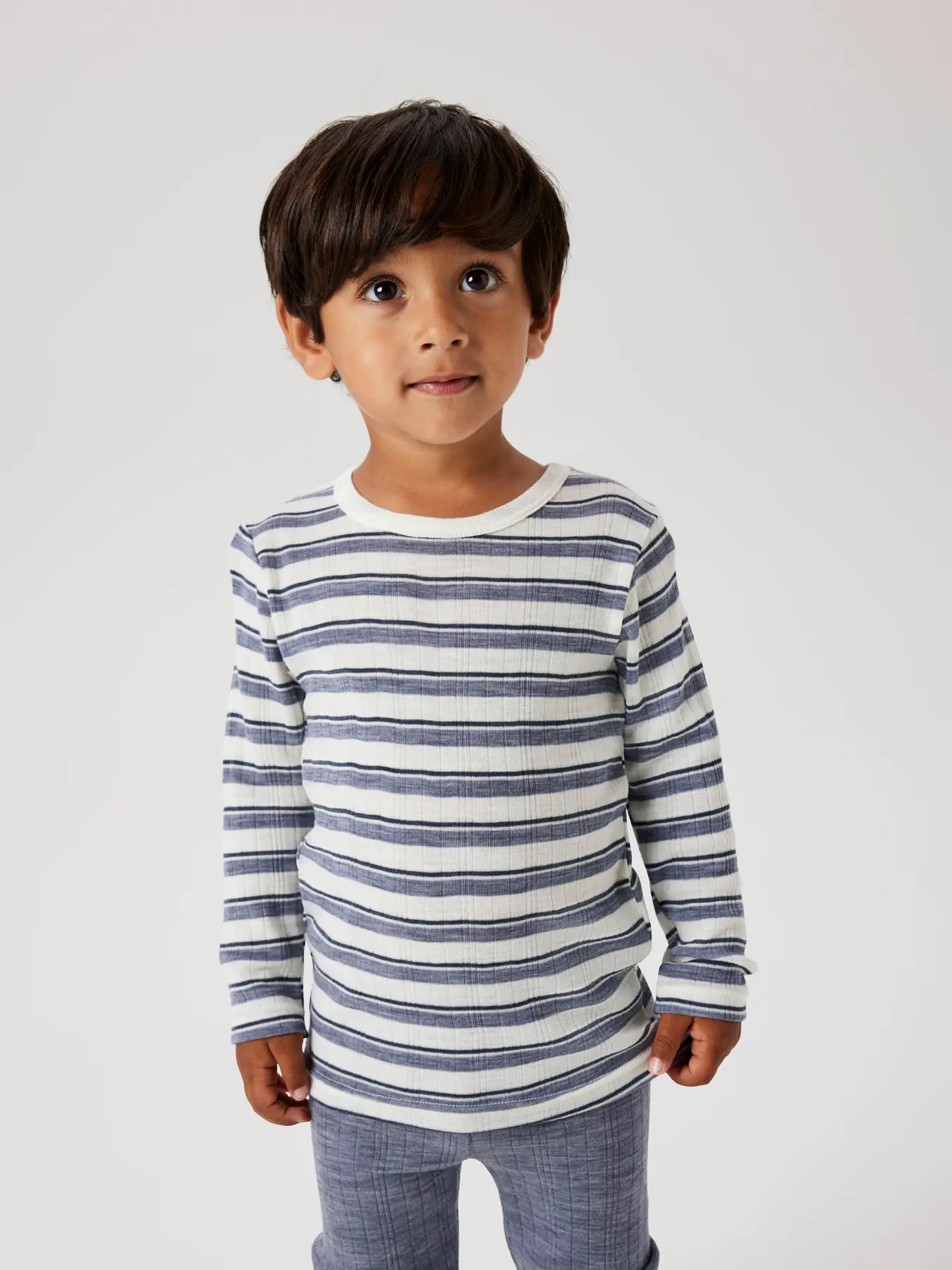 Name it - Stribet uld Bluse