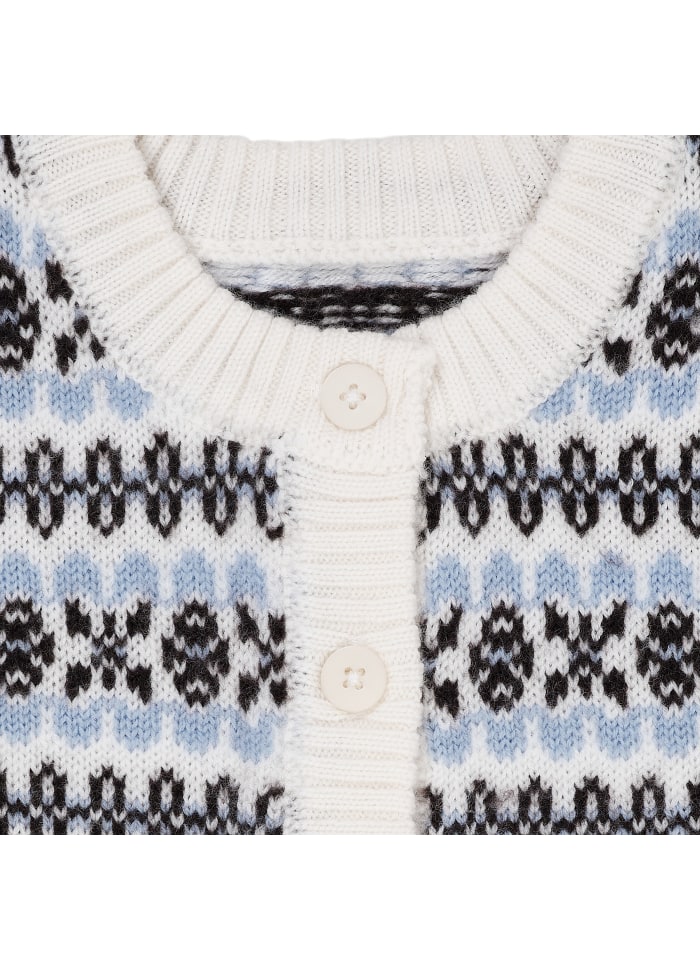 40% Copenhagen Colors - MERINO PATTERN CARDIGAN