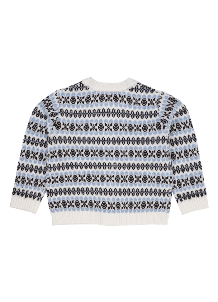 40% Copenhagen Colors - MERINO PATTERN CARDIGAN