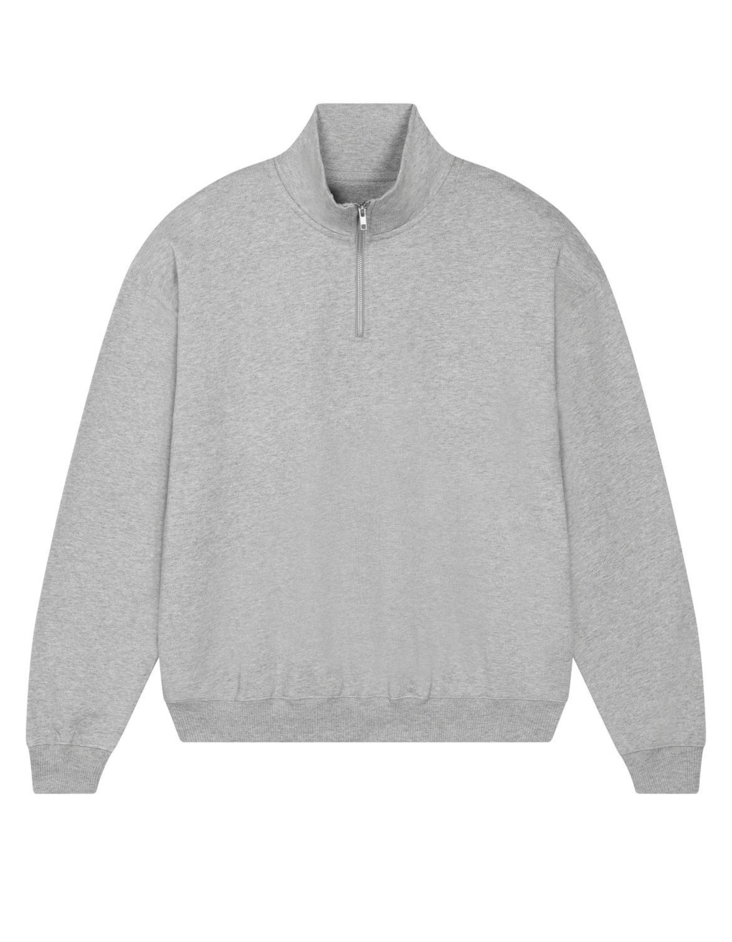 Sweatshirt med lynlås