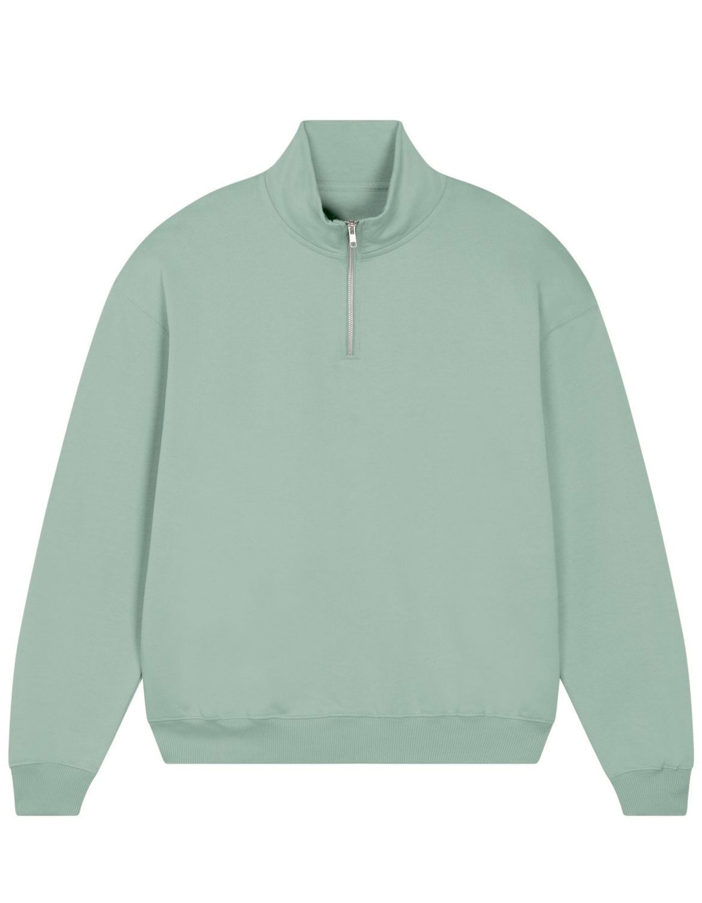 Sweatshirt med lynlås