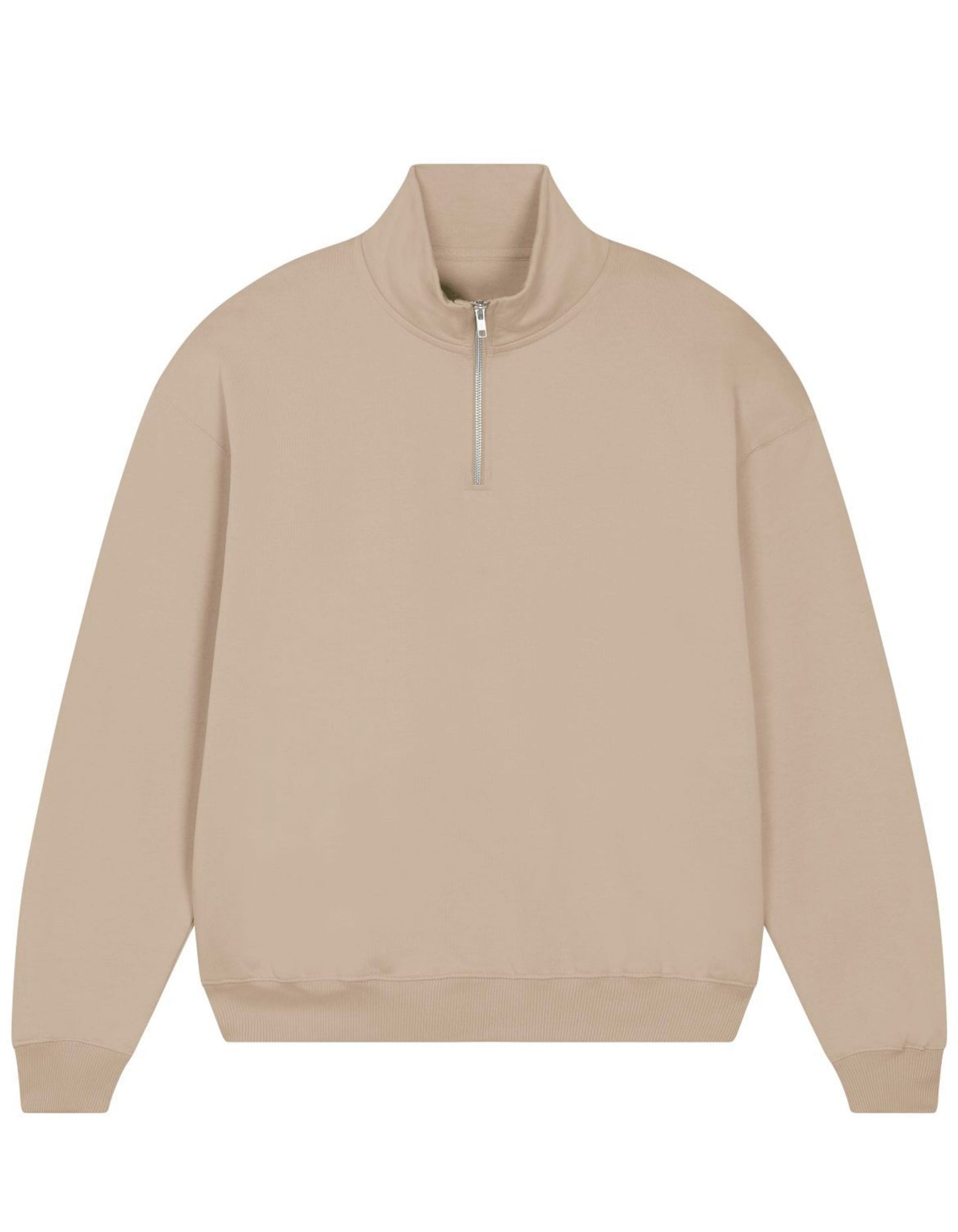 Sweatshirt med lynlås