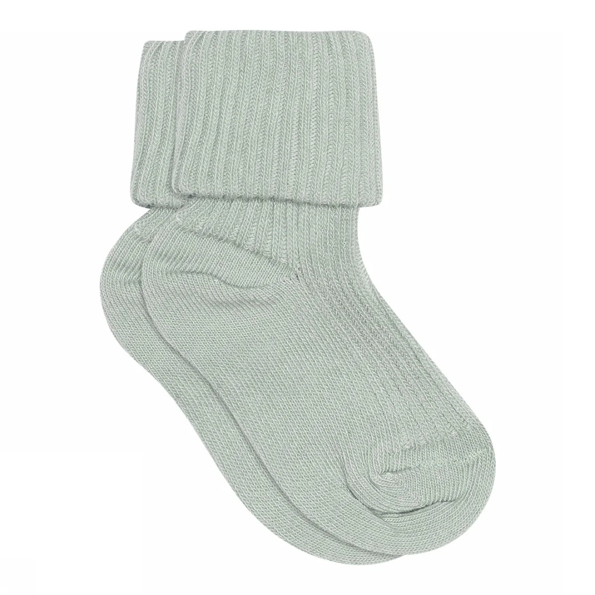 mp Denmark - Cotton rib baby socks - Gray Mist