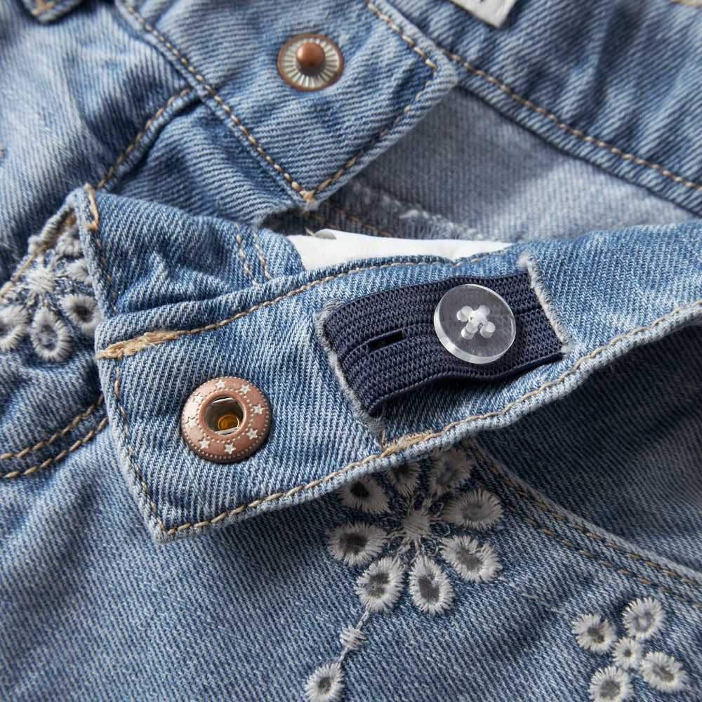 Name It - Nmfrose Denim Anglai Shorts
