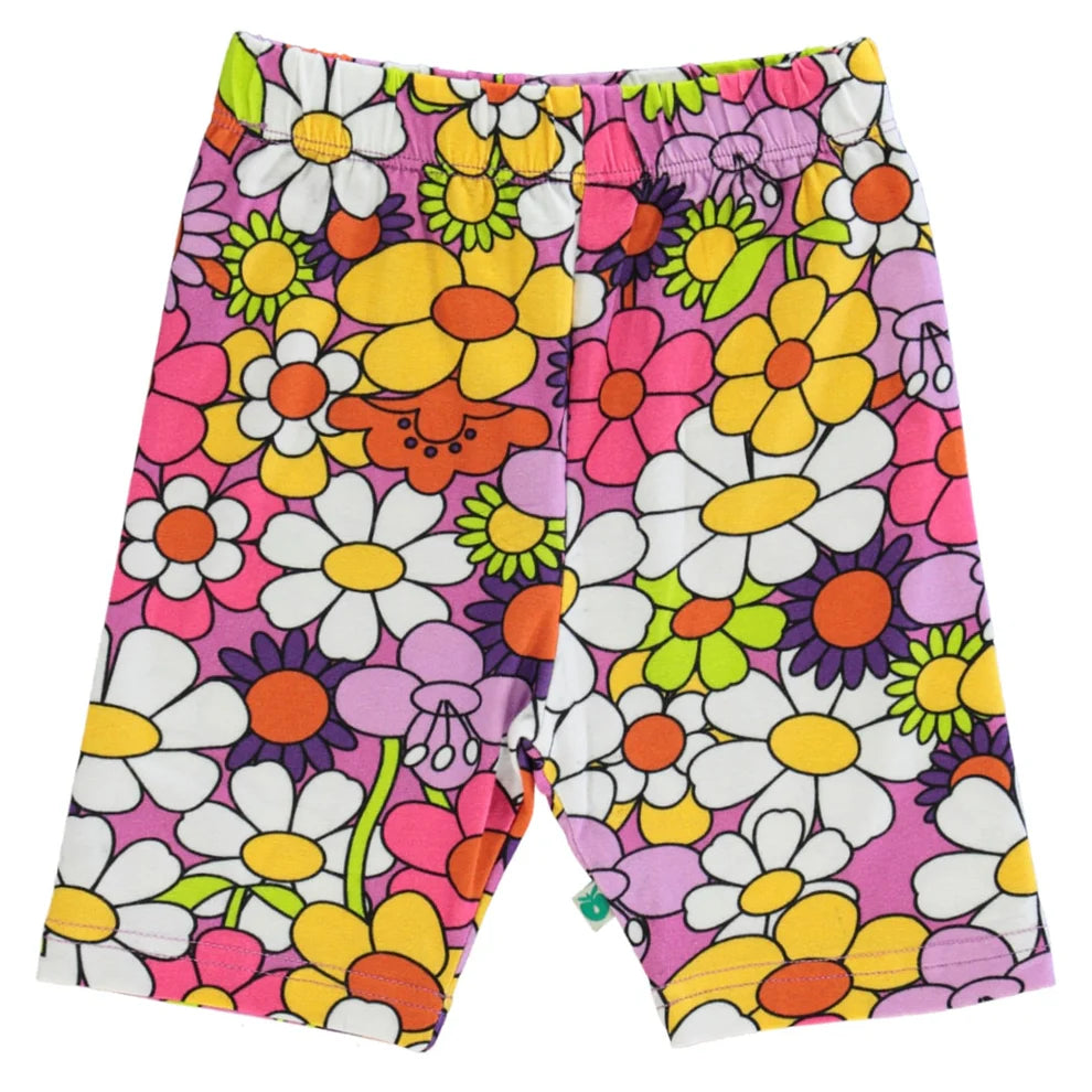 Småfolk - Cykelshorts med blomster