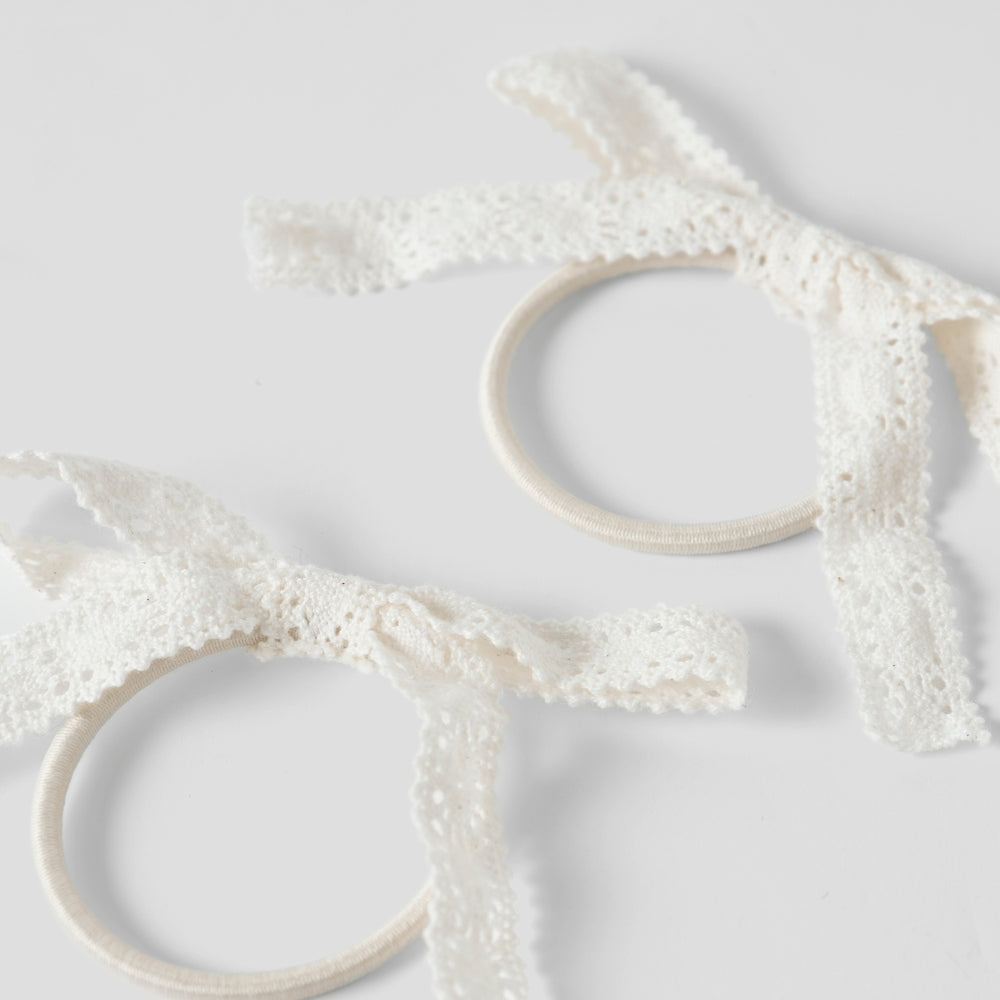 Lil' Atelier - 2 pak blonde håreelastikker