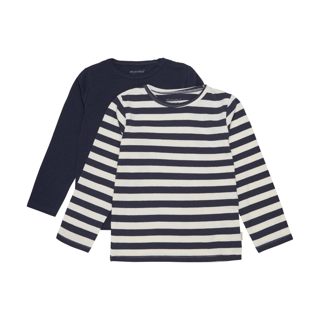 Minymo - 2 Pak langærmet bluse