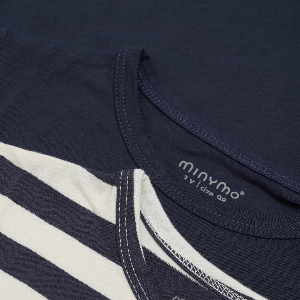 Minymo - 2 Pak langærmet bluse