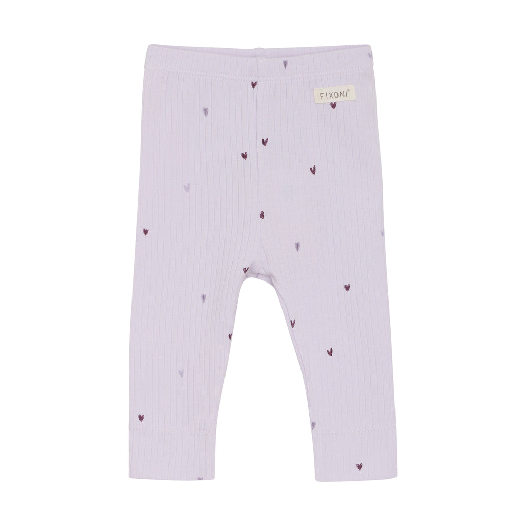 Fixoni - Leggings Rib Hjerter str 62