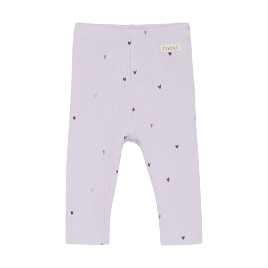Fixoni - Leggings Rib Hjerter