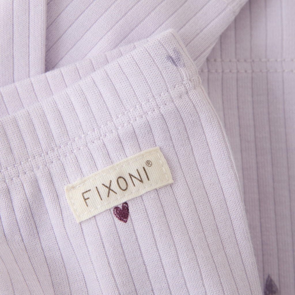 Fixoni - Leggings Rib Hjerter str 62