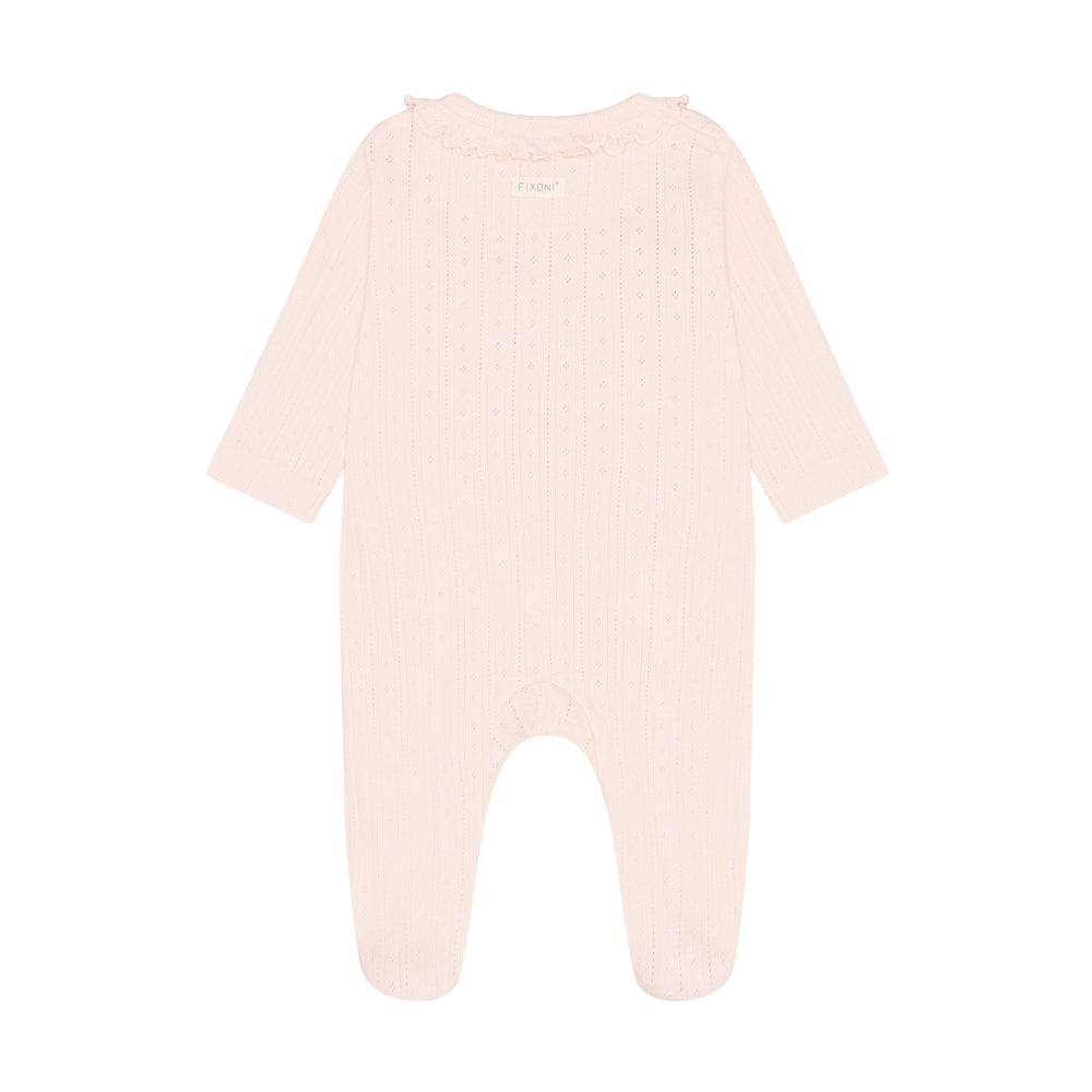 Str 68 - Fixoni - Romper LS Pointelle - Soft Pink