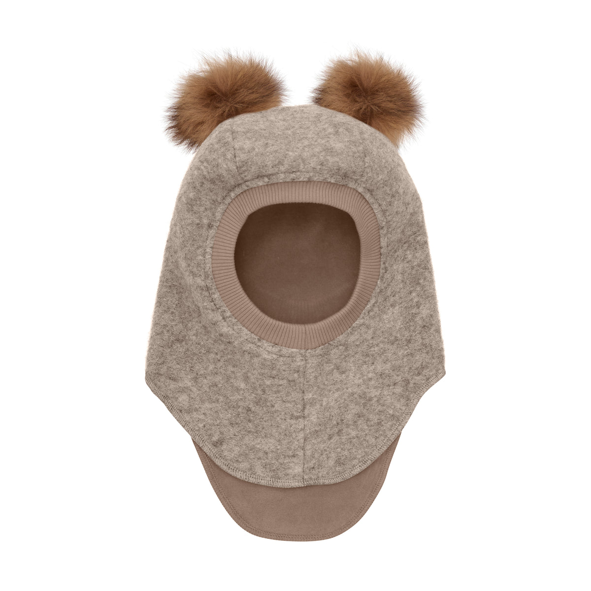 HUTTEliHUT - Balaclava Wool Alpaca Pompoms
