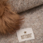 HUTTEliHUT - Balaclava Wool Alpaca Pompoms