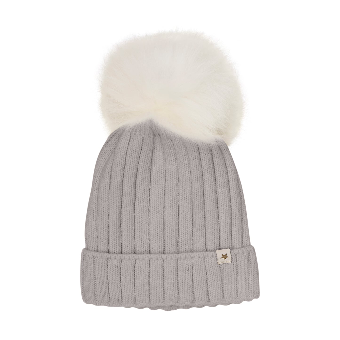 HUTTEliHUT - Hat Knit Alpaca Pompom