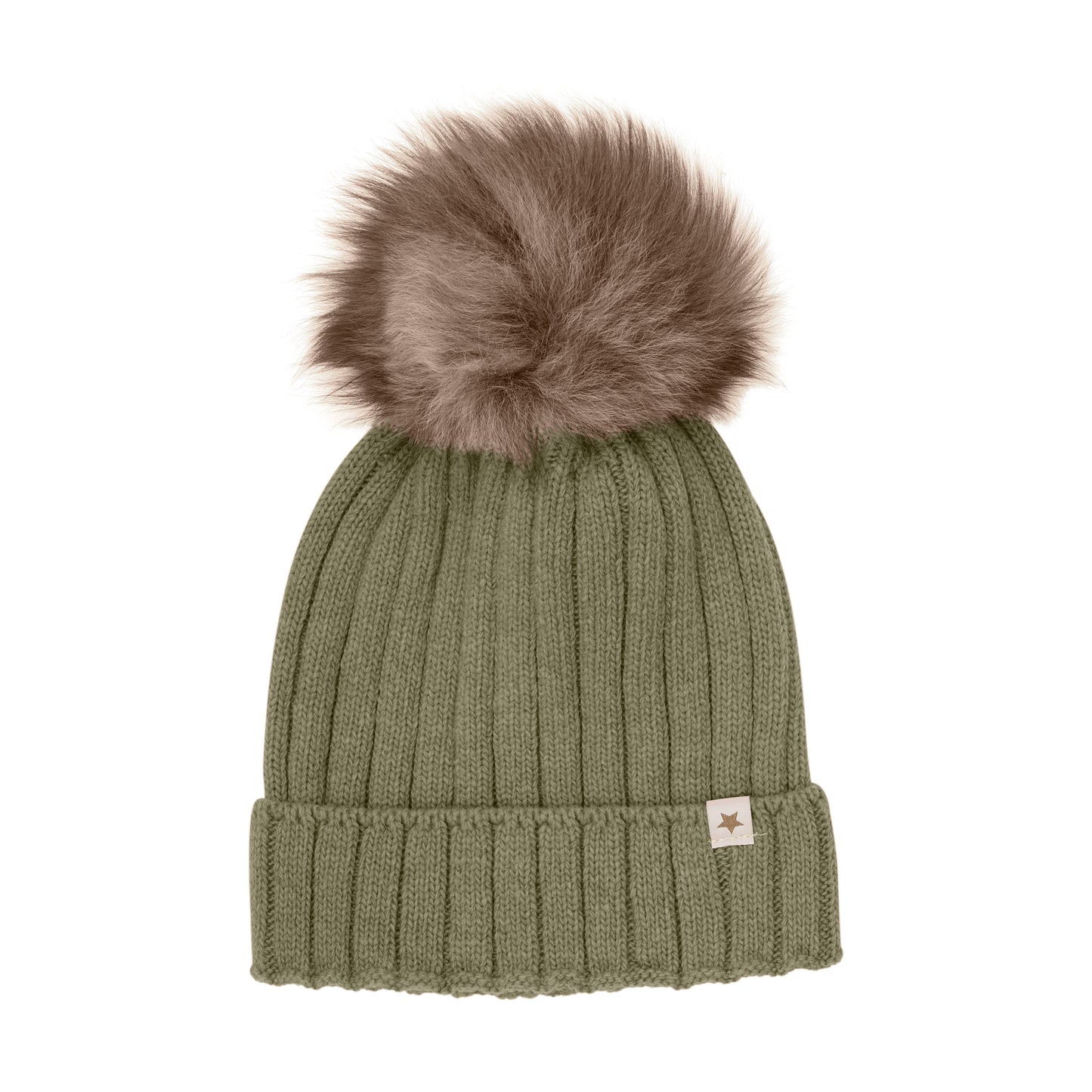 HUTTEliHUT - Hat Knit Alpaca Pompom