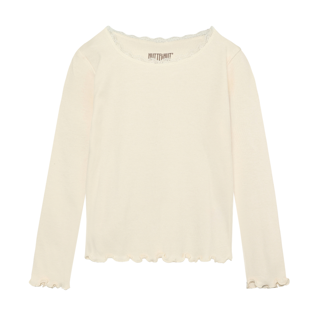 HUTTEliHUT - Langærmet T-shirt Rib