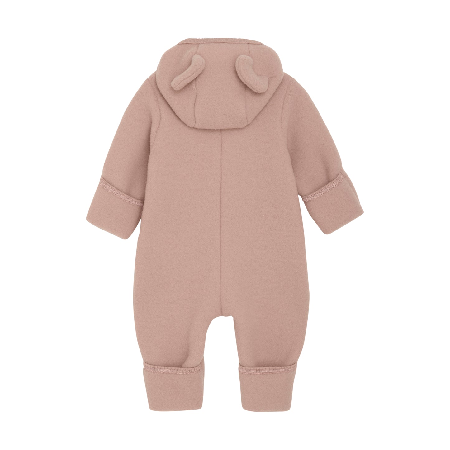 HUTTEliHUT - Heldragt m. øre Uldfleece - Mahogany Rose