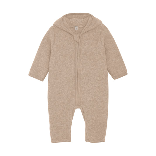 HUTTEliHUT - Heldragt Uldfleece - Camel Melange