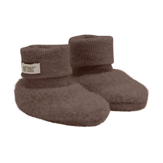 HUTTEliHUT - Futter Uldfleece 2-lags - Brown Melange