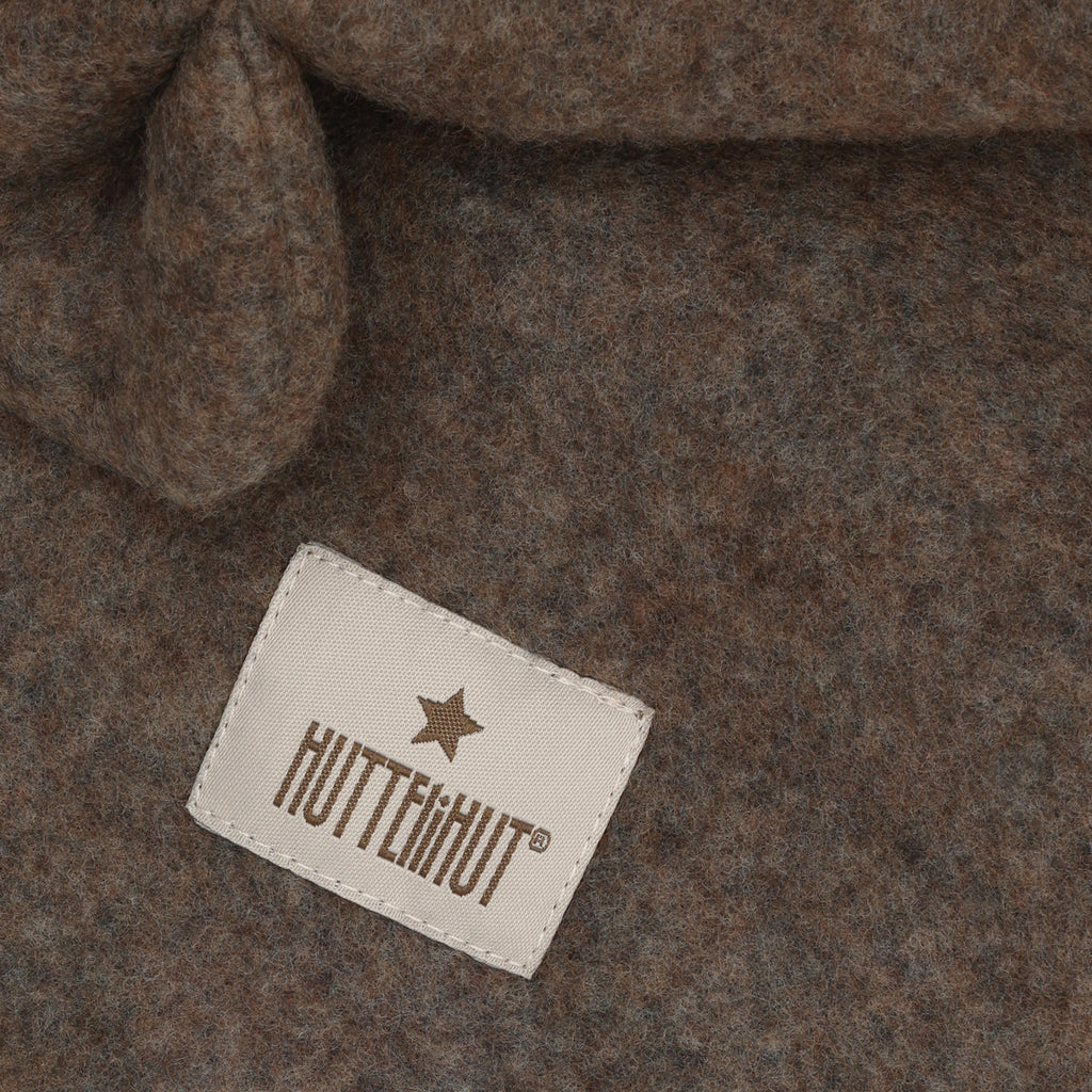 HUTTEliHUT - Balaclava Uld Fleece Brown