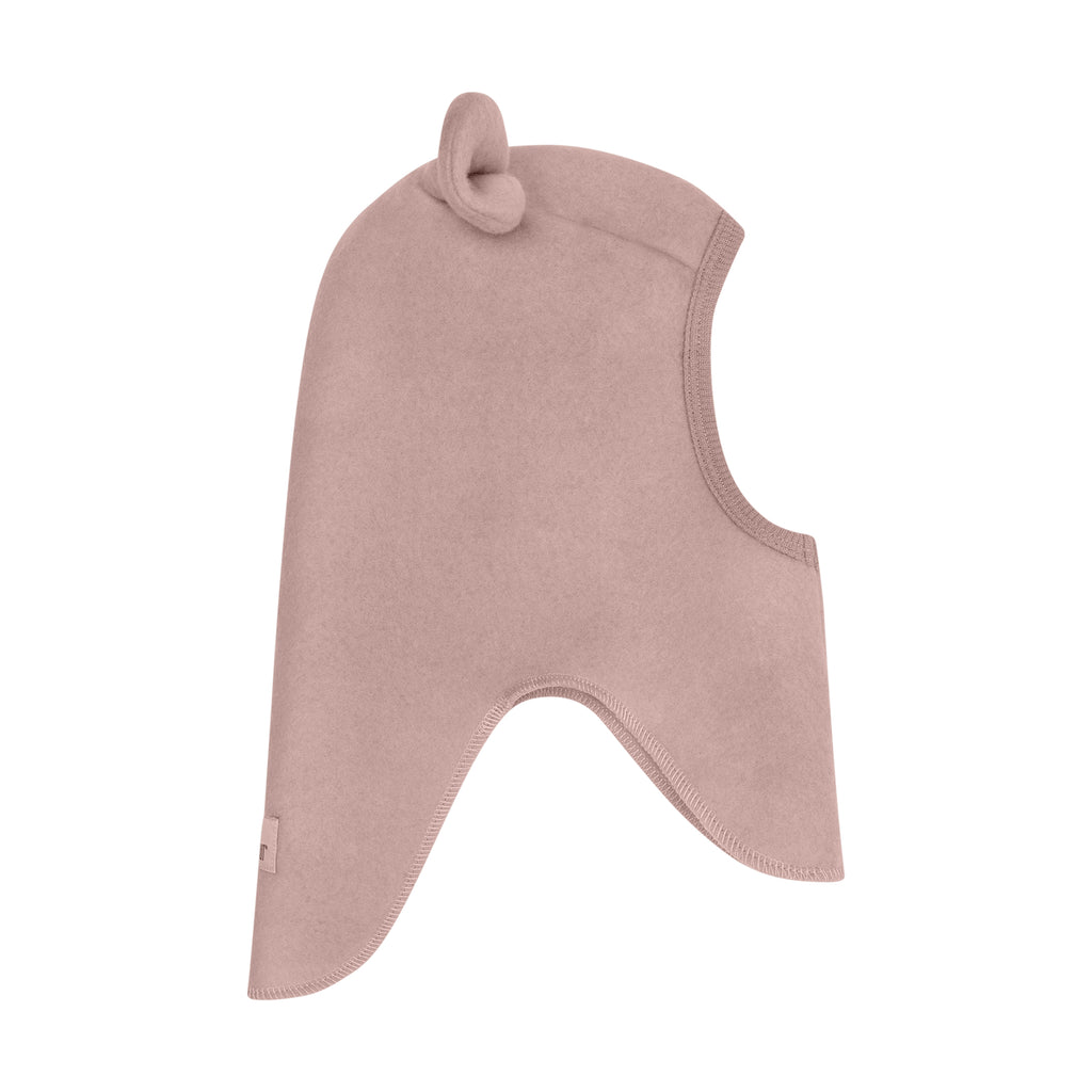 HUTTEliHUT - Balaclava Uld Fleece Maghony Rose