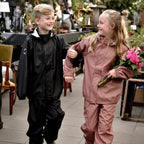 Str. 98 Mikk-Line - Regnsæt med seler sort