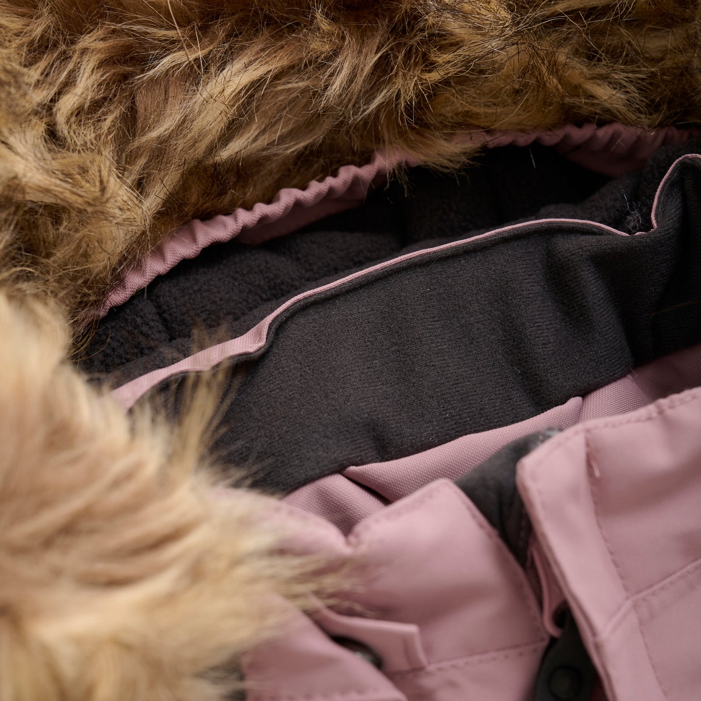 Color Kids - Flyverdragt W. Fake Fur (flere farver)