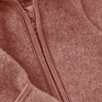 HUTTEliHUT - Heldragt Uldfleece - mørk Rosa str. 80