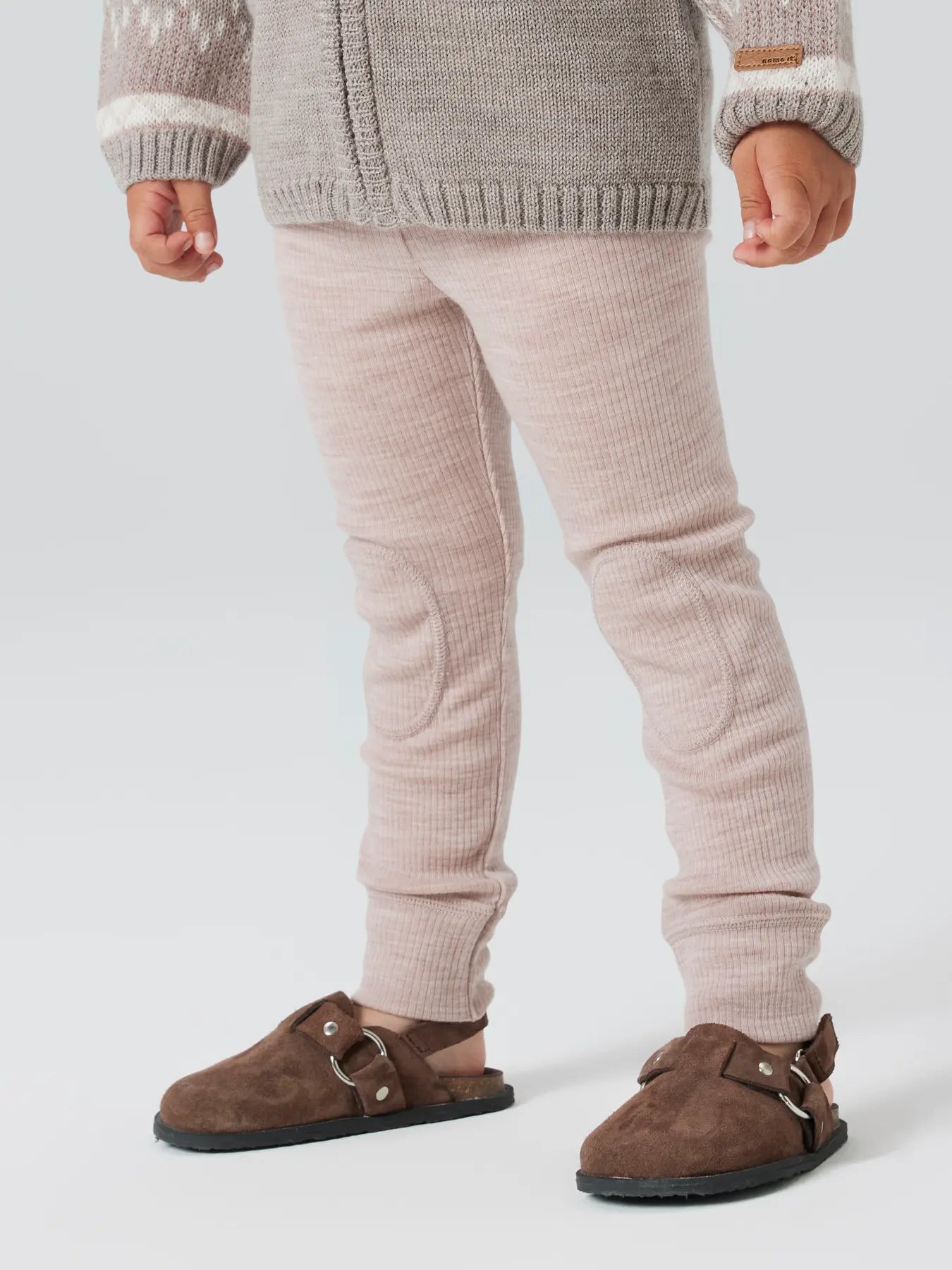 Name it - Wax Uld Rib Leggings