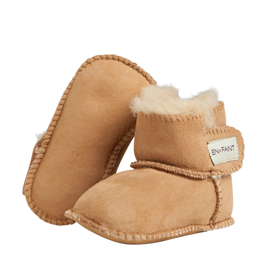 En Fant - Sheepskin Bootee Caramel