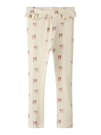 str. 122 - Lil'Atelier - Leggings m. sløjfer