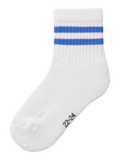 Name it - Fjalma strømper- Bright White Amparo Blue