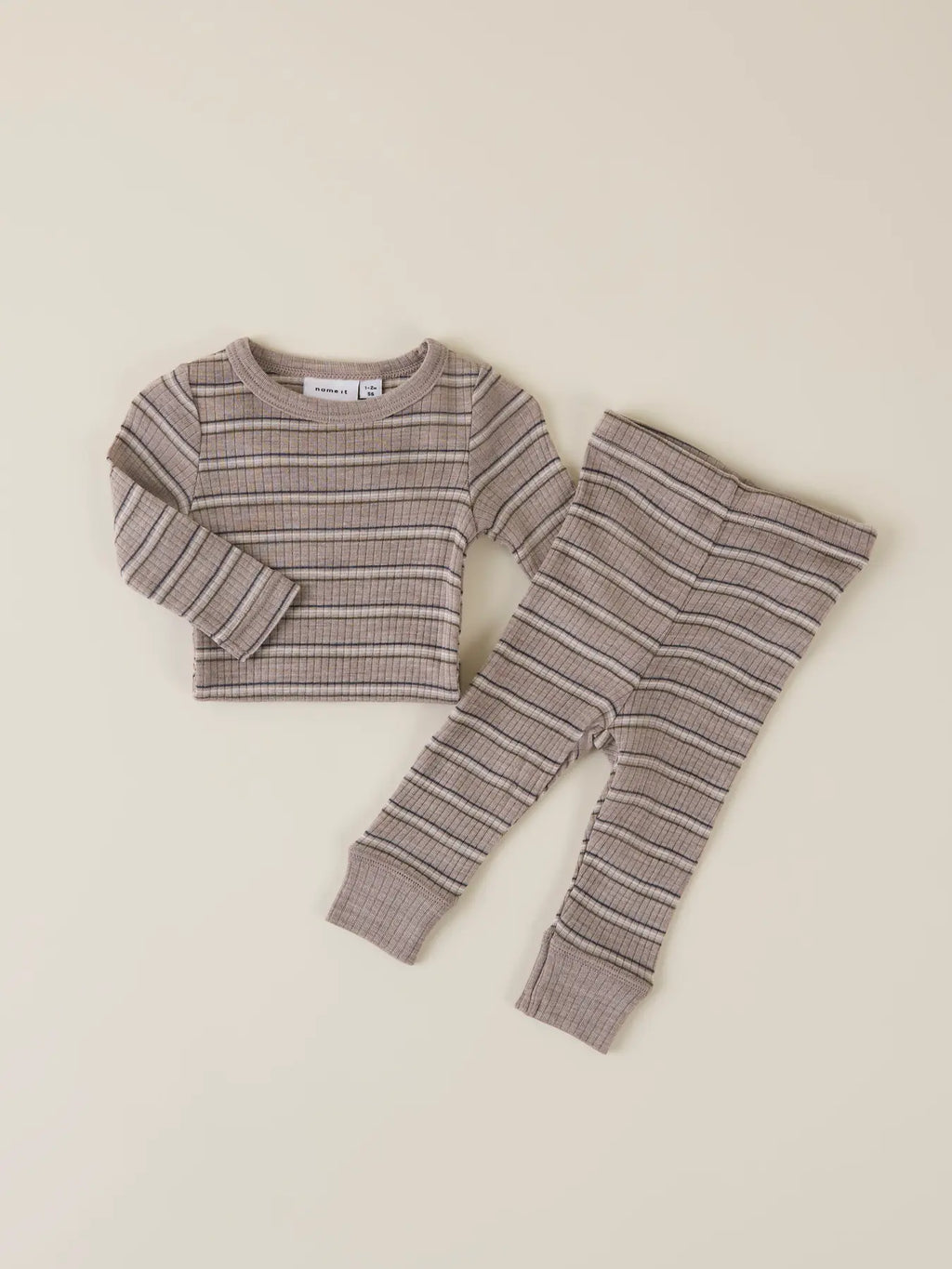 NMMWOMI - NAME IT Stribet uldbody