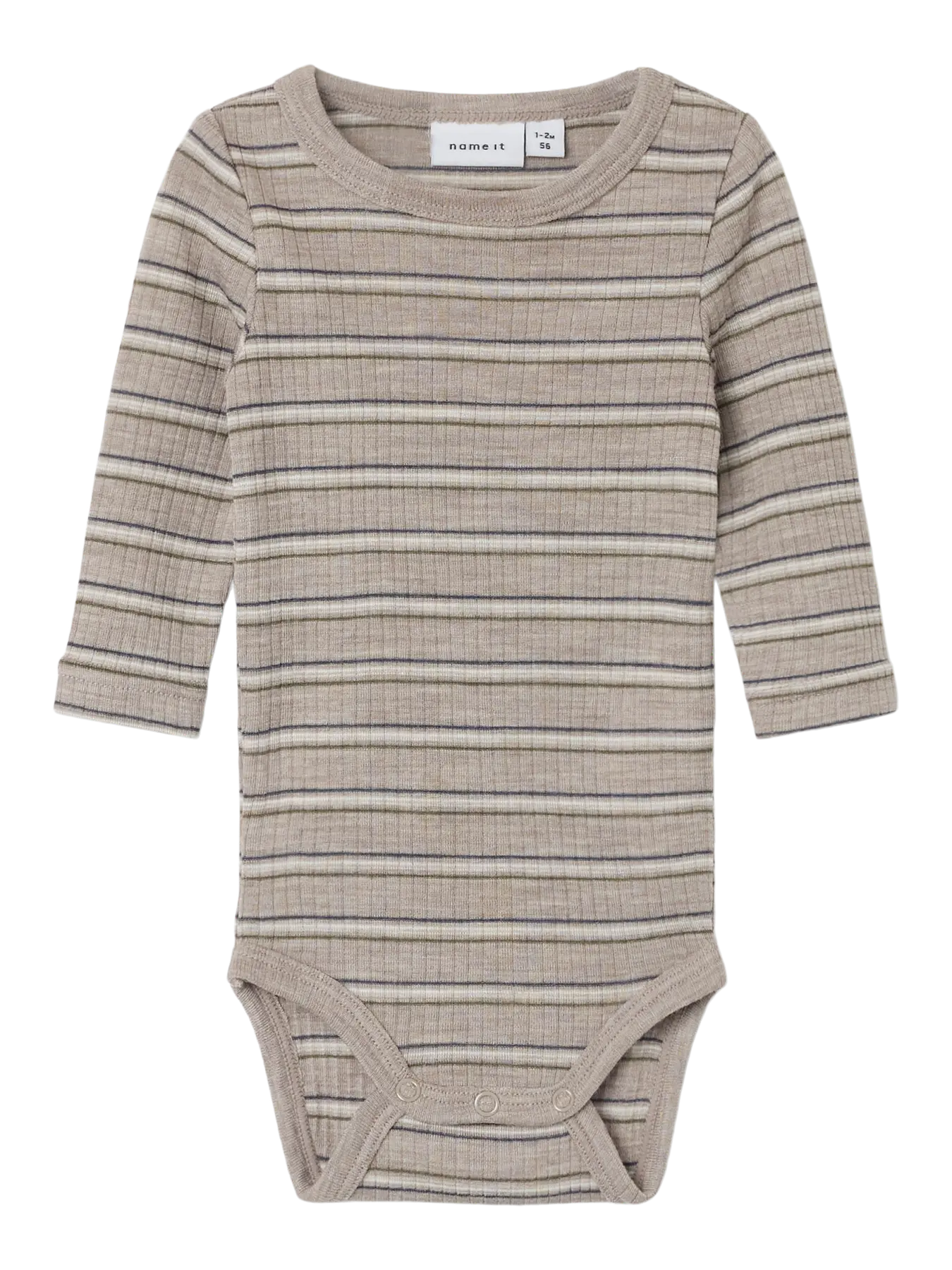 NMMWOMI - NAME IT Stribet uldbody