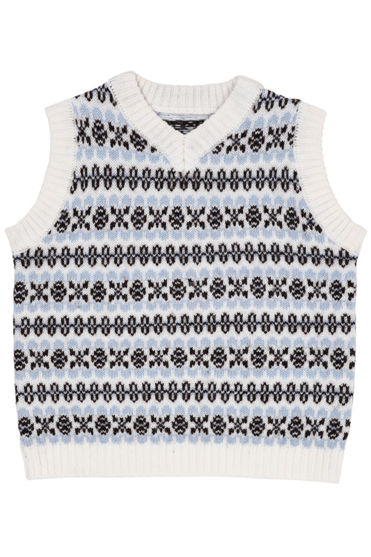 50% Copenhagen Colors - MERINO PATTERN VEST