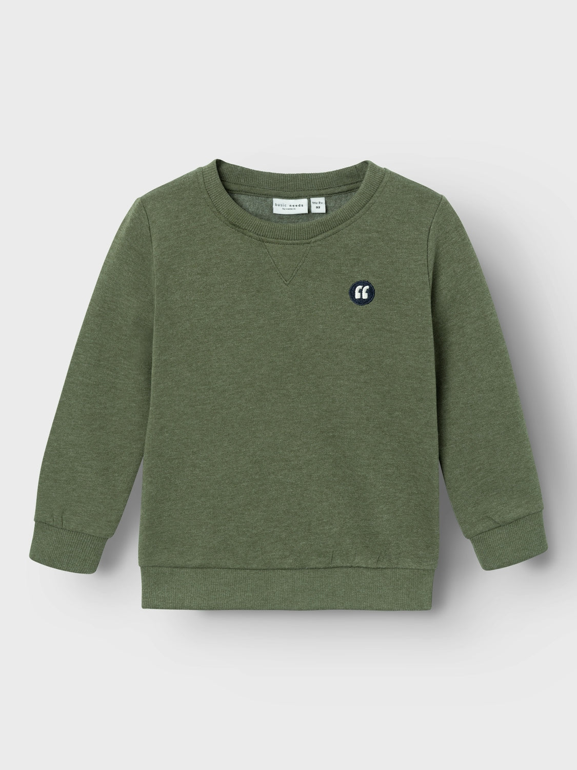 Name it sweatshirt - NMMVIMO LS SWEAT BRU NOOS - Riffle Green