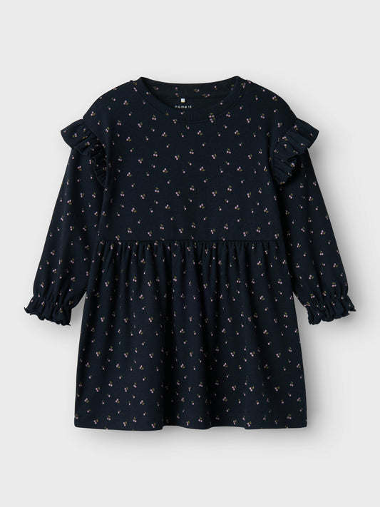 Name it Kjole - NMF BABETH LS DRESS - Navy Blazer